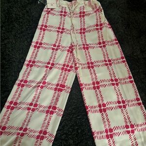 Marni Fuchsia and Cream Patterned Pants and Match Top